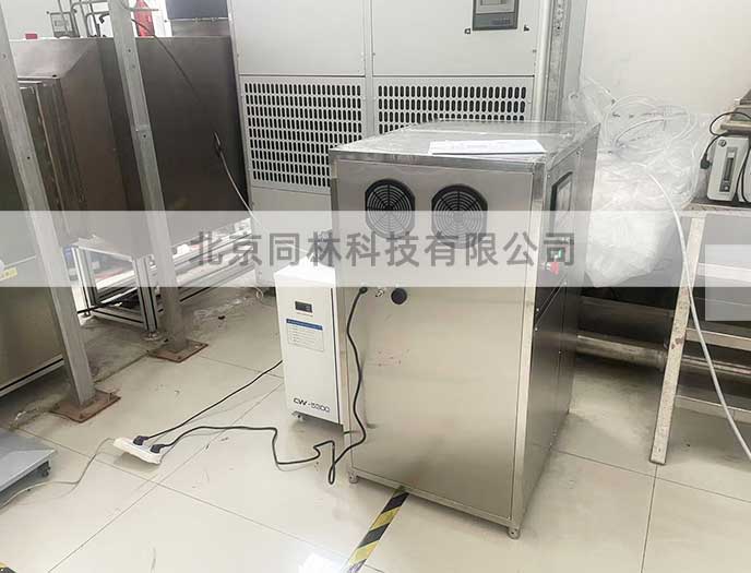管道臭氧消毒測試現場